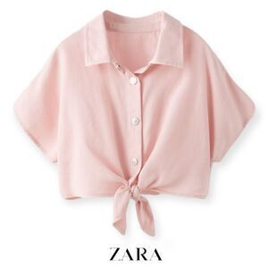 ZARA Kids | Pink | KNOTTED SHIRT
